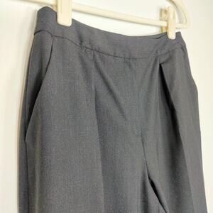 Jones New York Wool Tailored Trousers 8 Straight Leg Cuffed Capsule